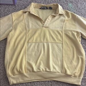 Elegant Yellow Men's Polo Shirt